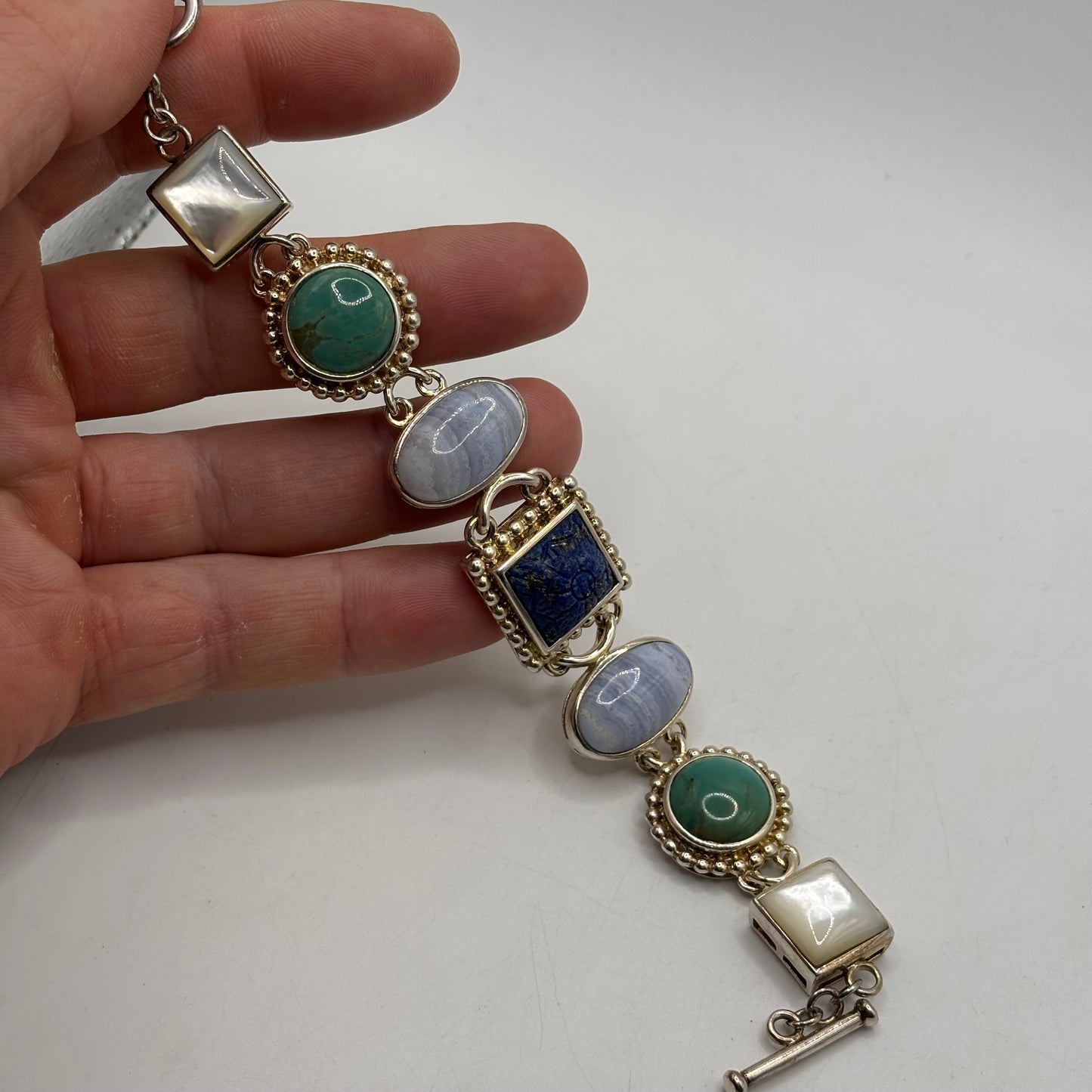 Silver 7.5-8” Whitney Kelly Multistone Bracelet