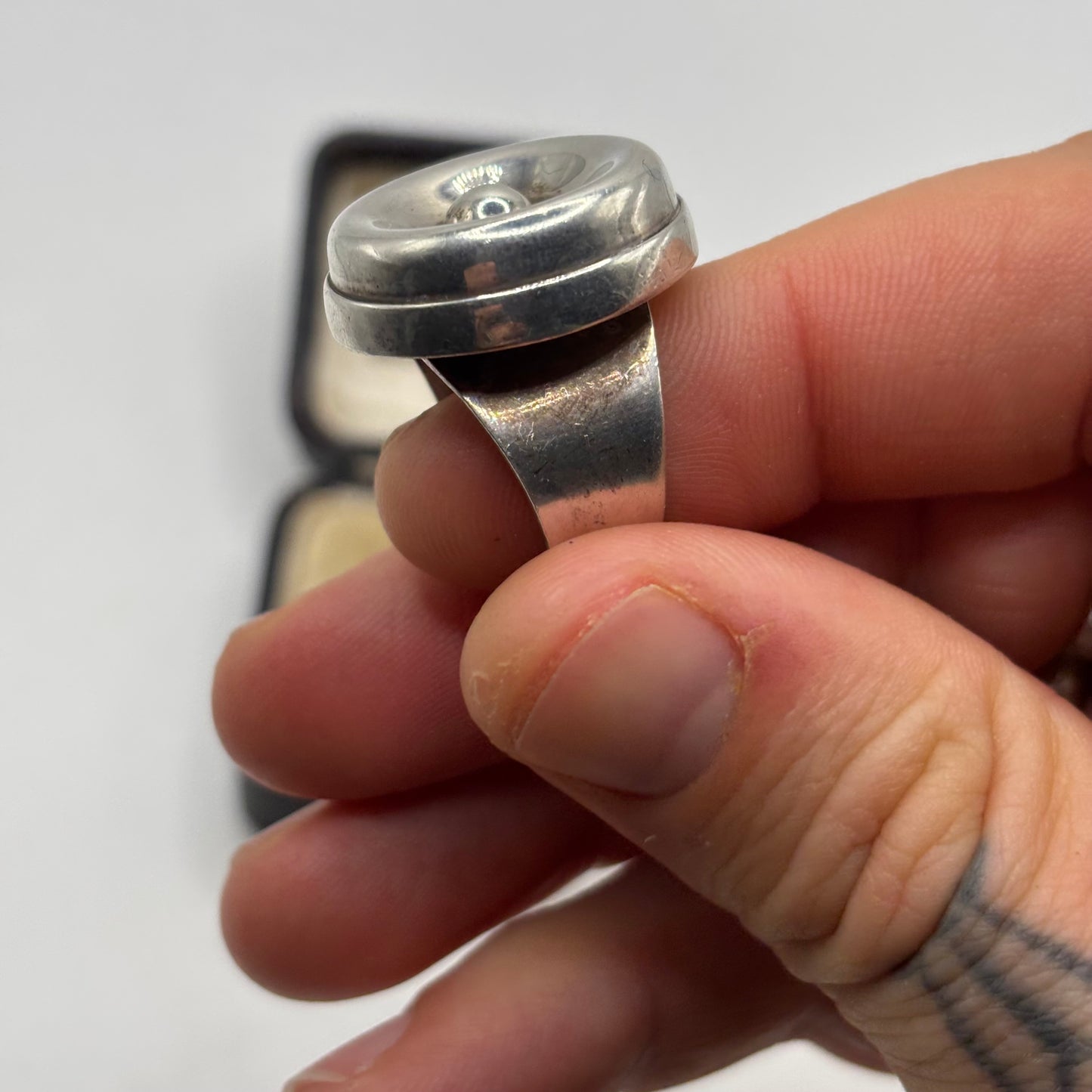 Silver Heavy Mexican Ring