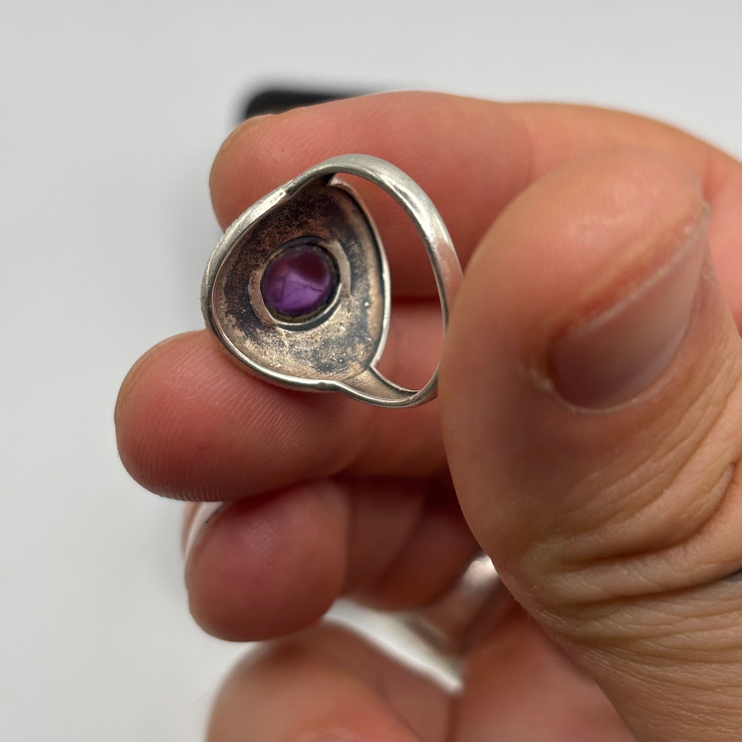 Silver Amethyst Ring