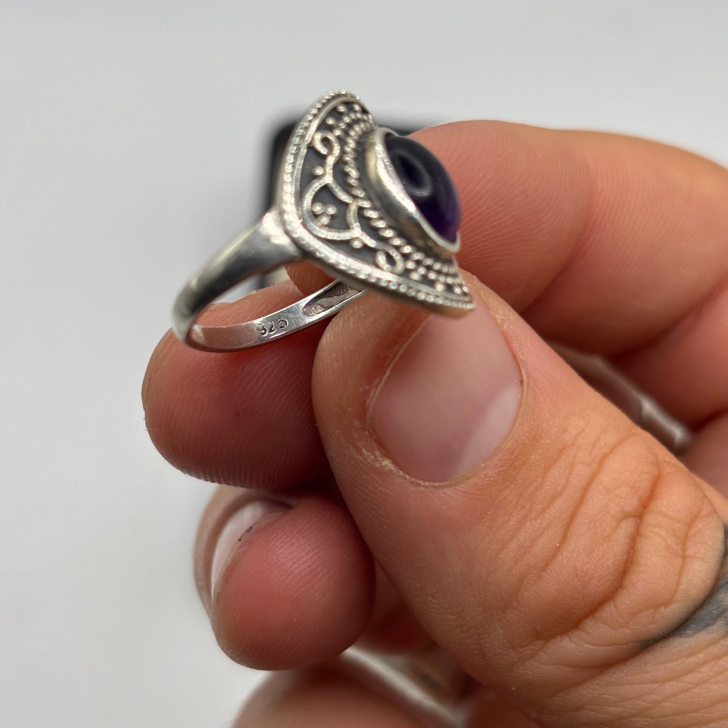Silver Amethyst Ring