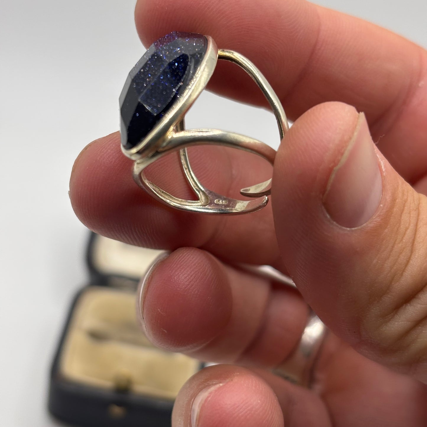 Silver Goldstone Ring (M)