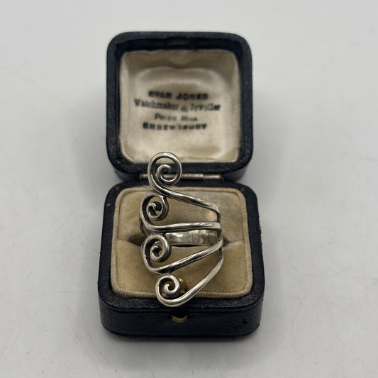 Silver Abstract Ring (M)