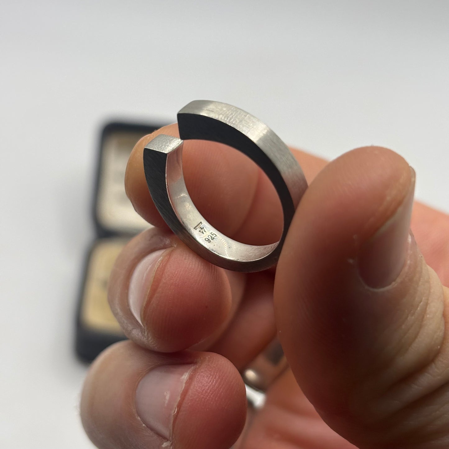 Silver Abstract Ring