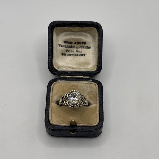 Silver Quartz Ring