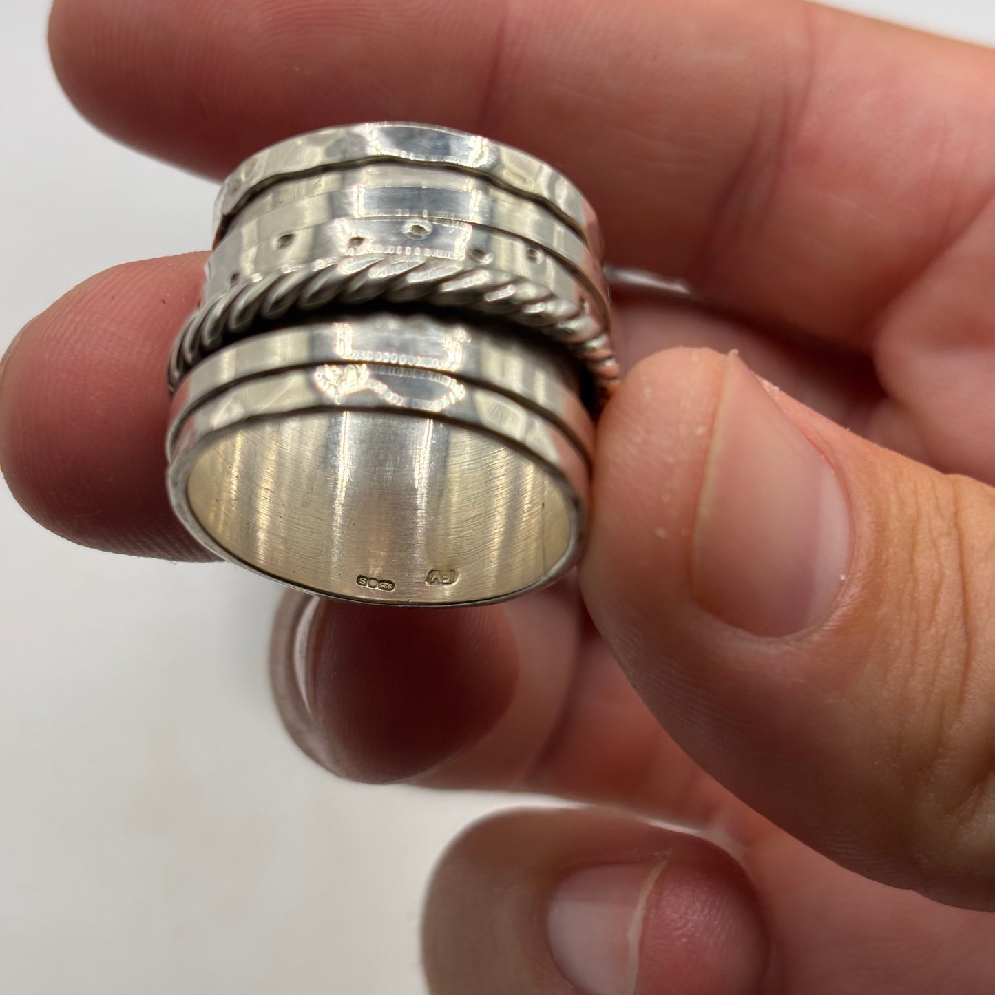 Silver Heavy Spinner Ring (T)