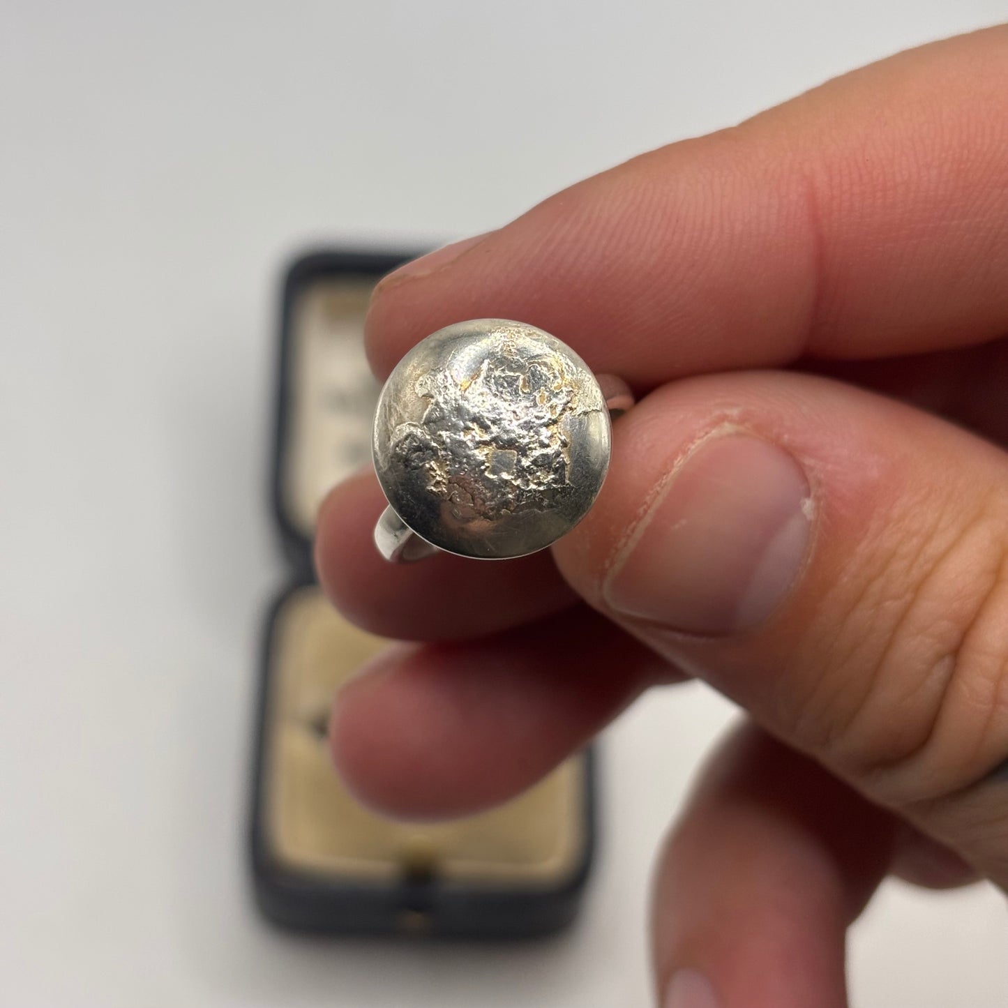 Silver Abstract Ring (P)