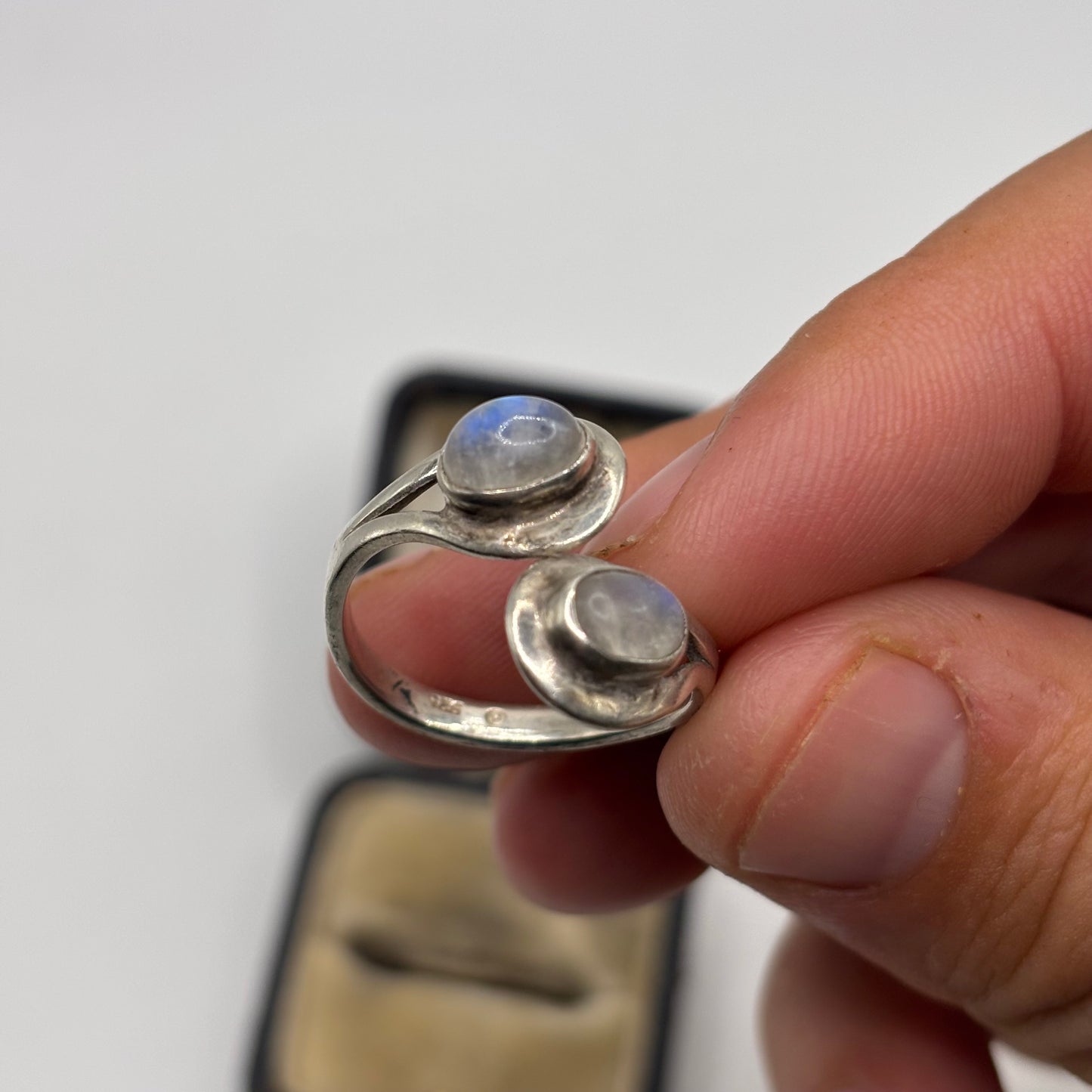 Silver Moonstone Ring (R)