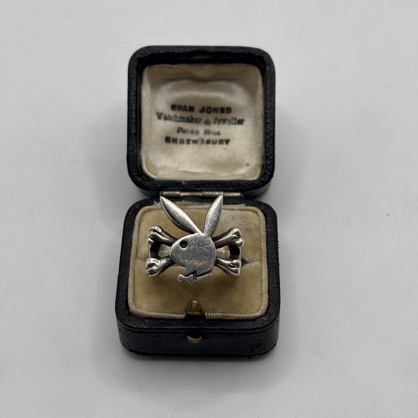 Silver The Great Frog X Playboy Ring