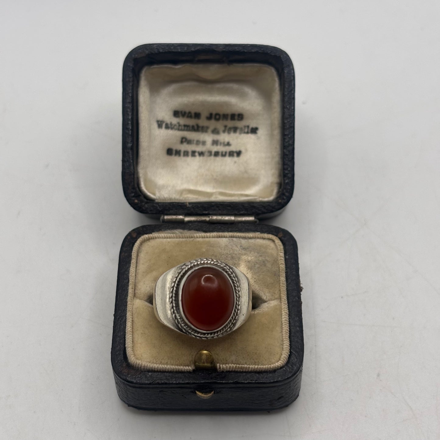 Silver Carnelian Ring (O)