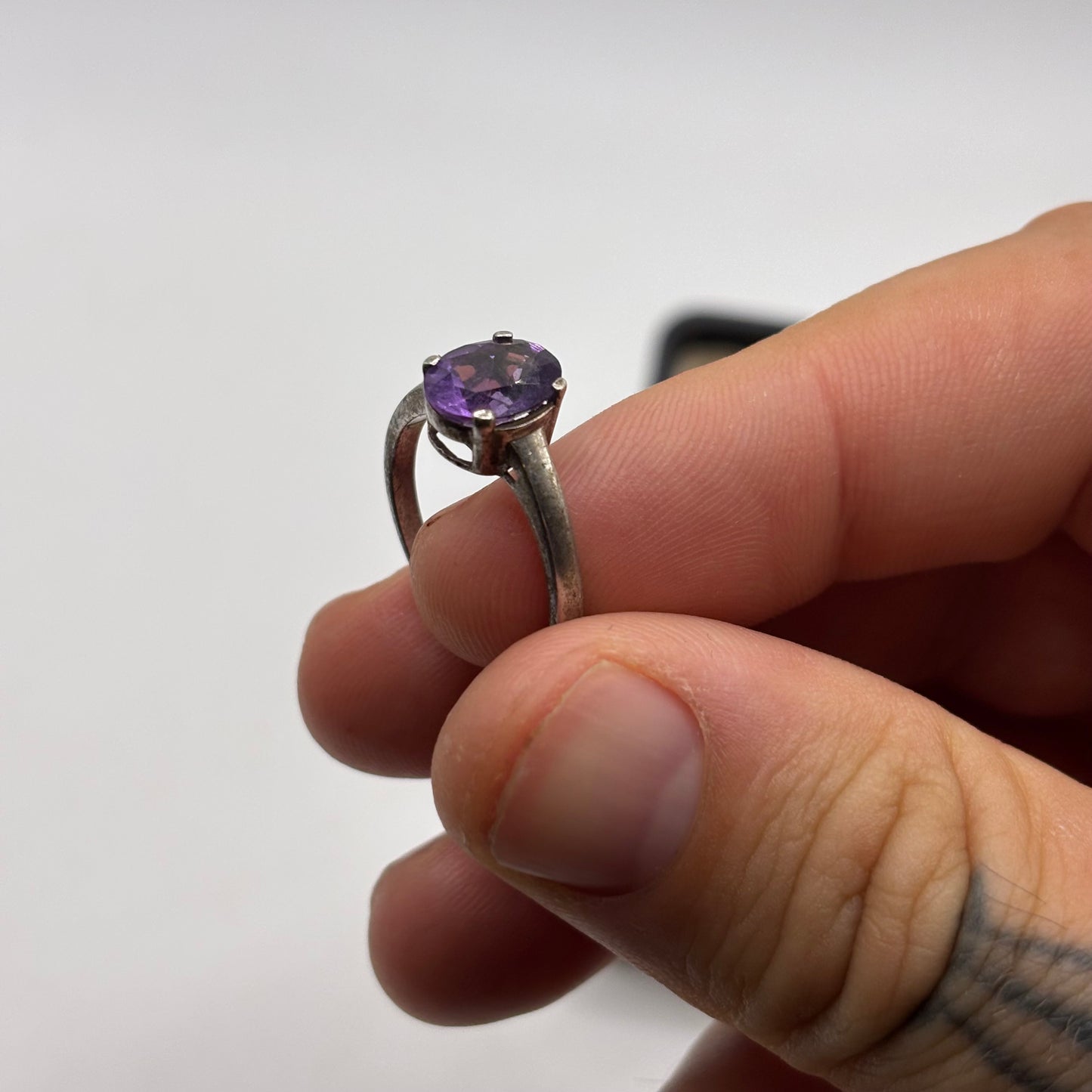 Silver Amethyst Ring