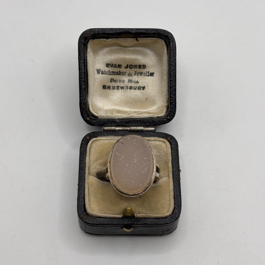 Silver Whitney Kelly Druzy Quartz Ring (K)