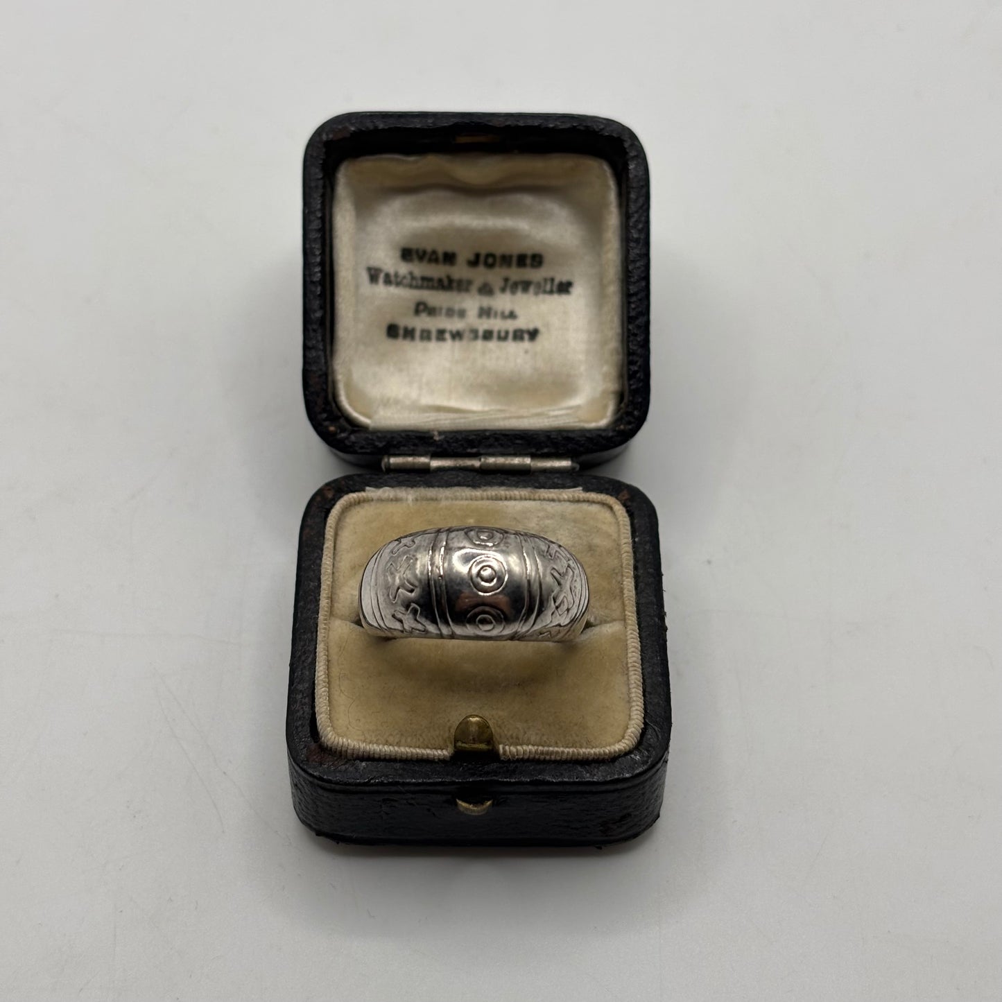 Silver Noughts & Crosses Ring