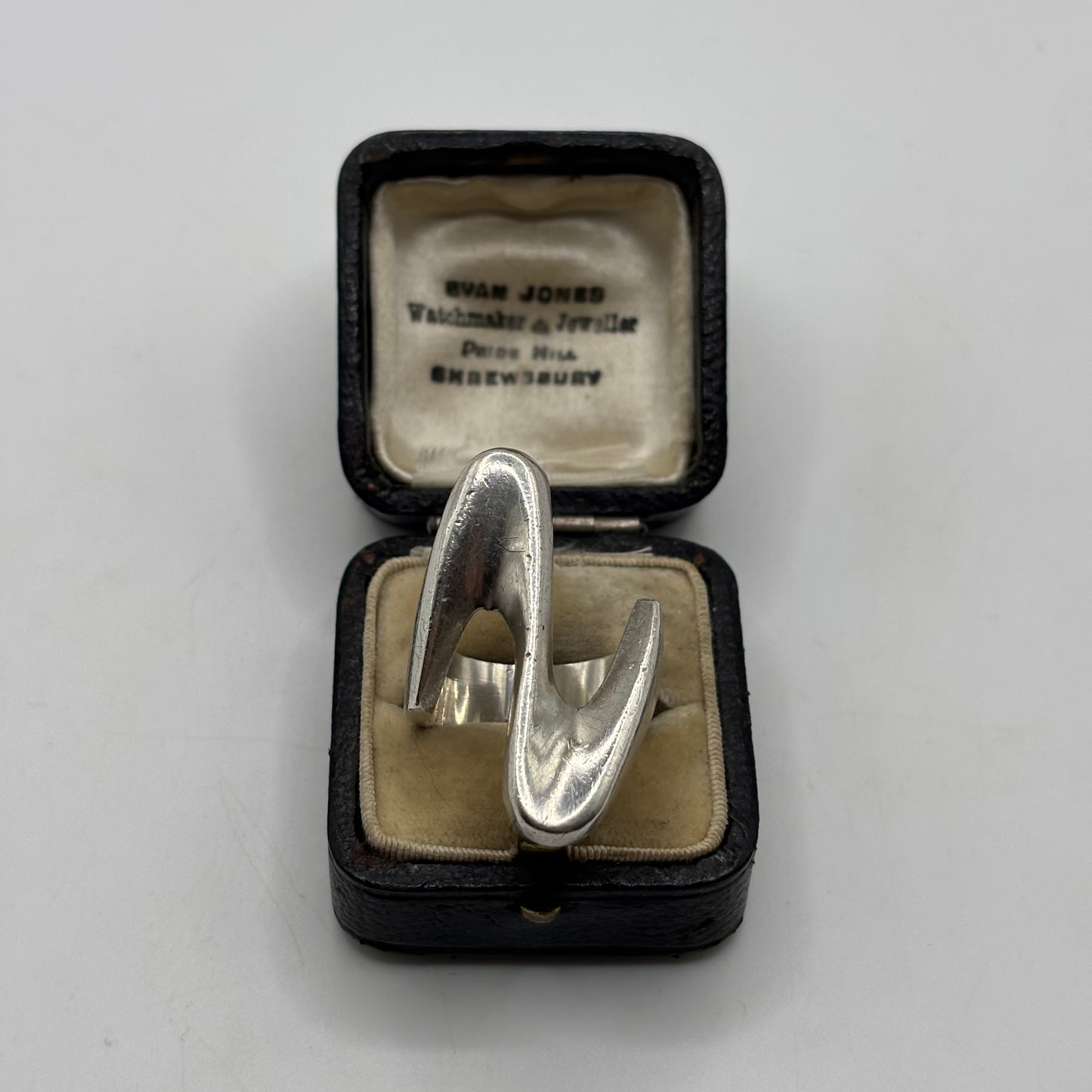 Silver Heavy Abstract Ring