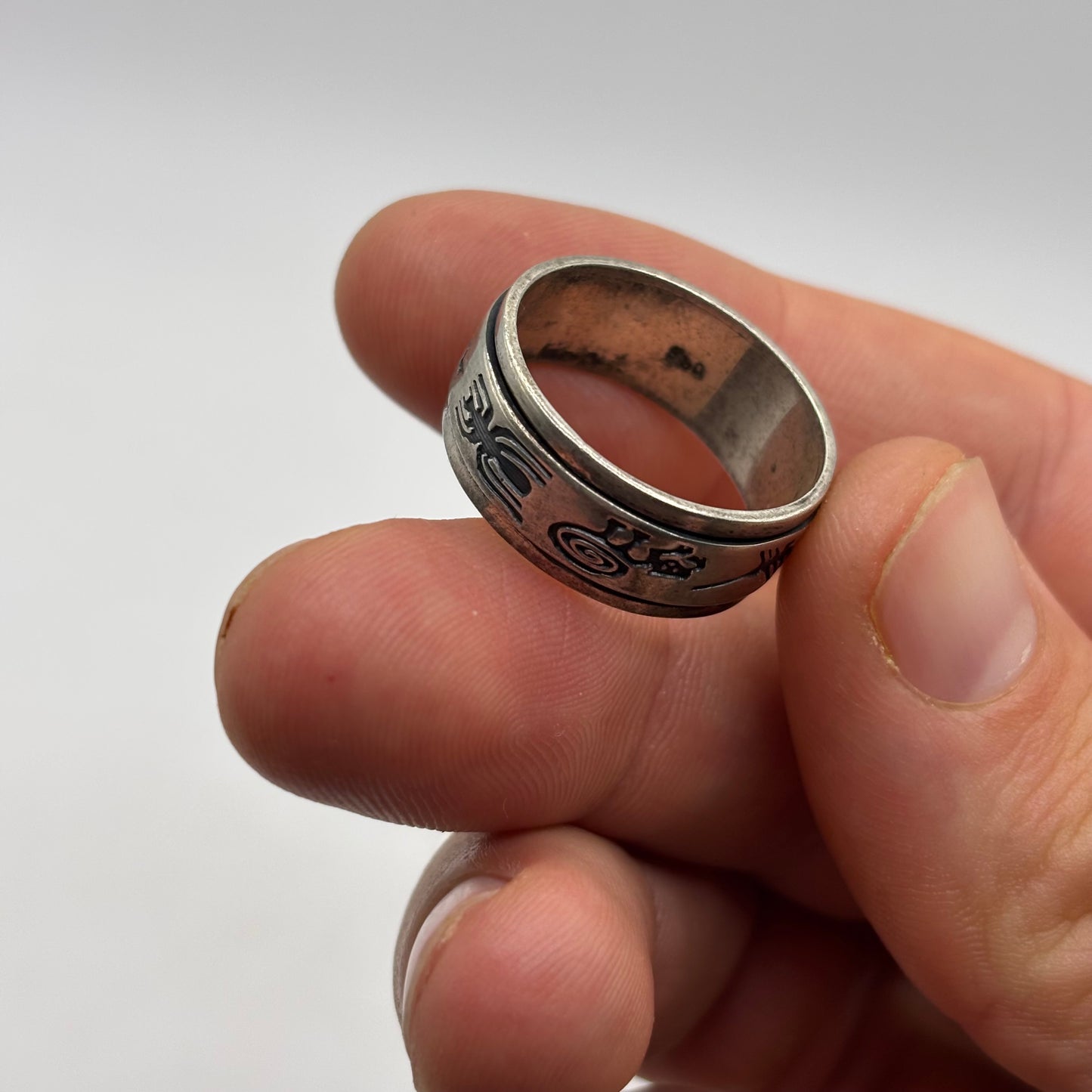 Silver Animal Symbol Ring