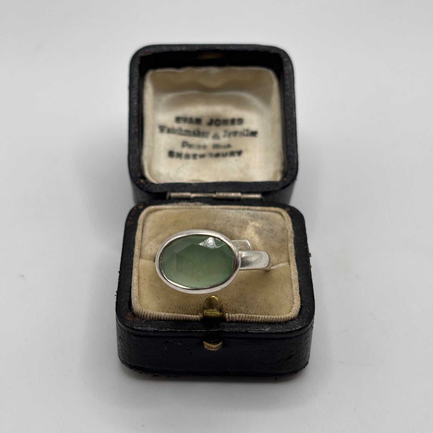 Silver Heavy Aventurine Ring (S)