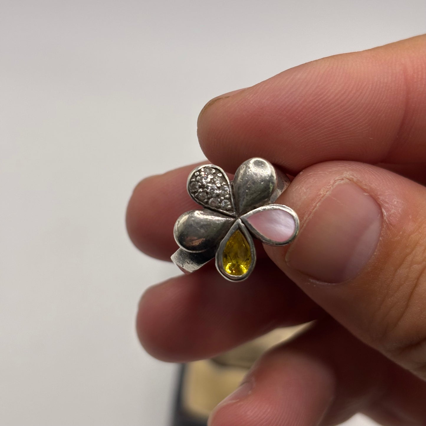 Silver Flower Ring (M)