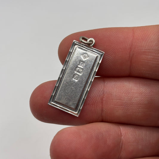 Silver Ingot Pendant