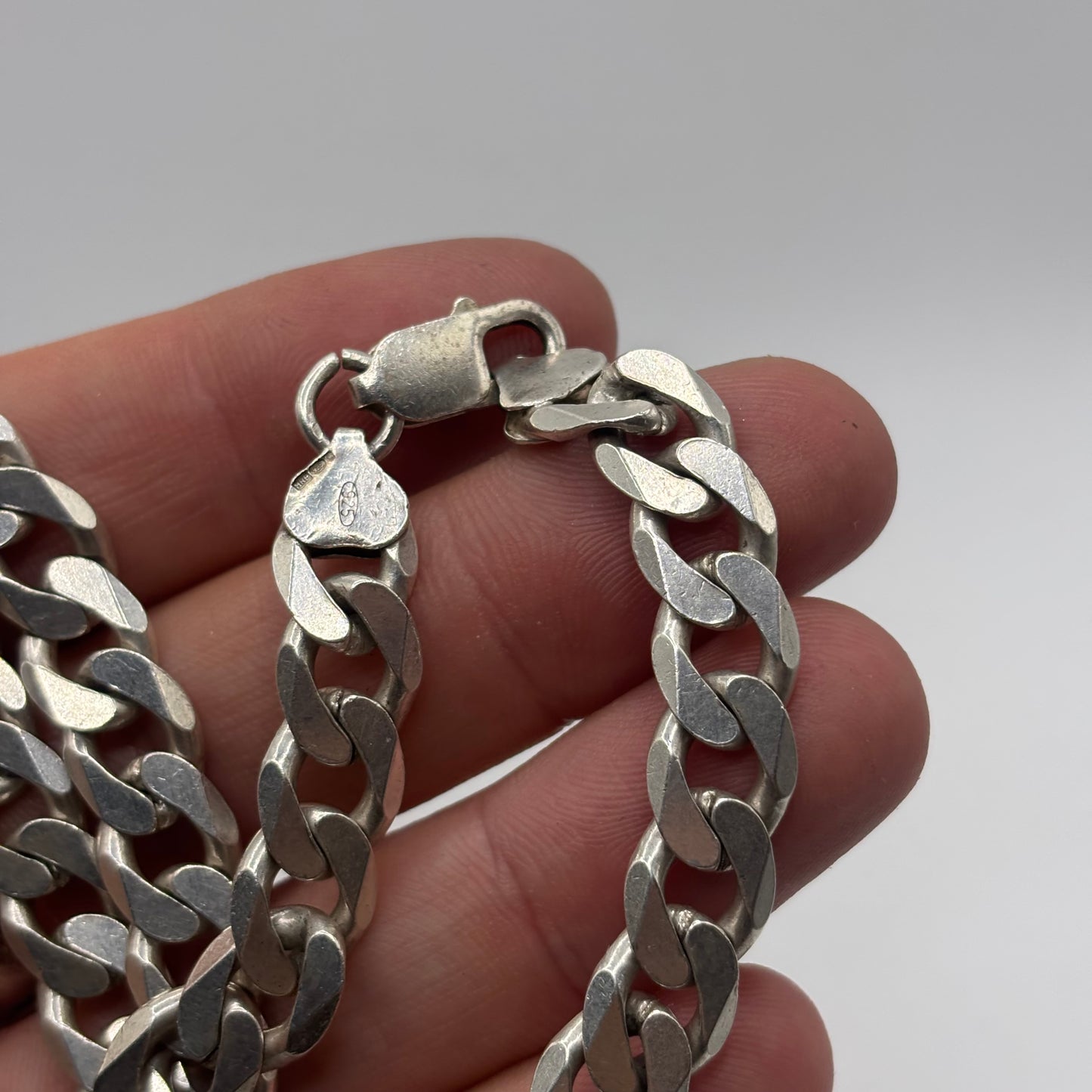 Silver 20” Heavy Curb Chain