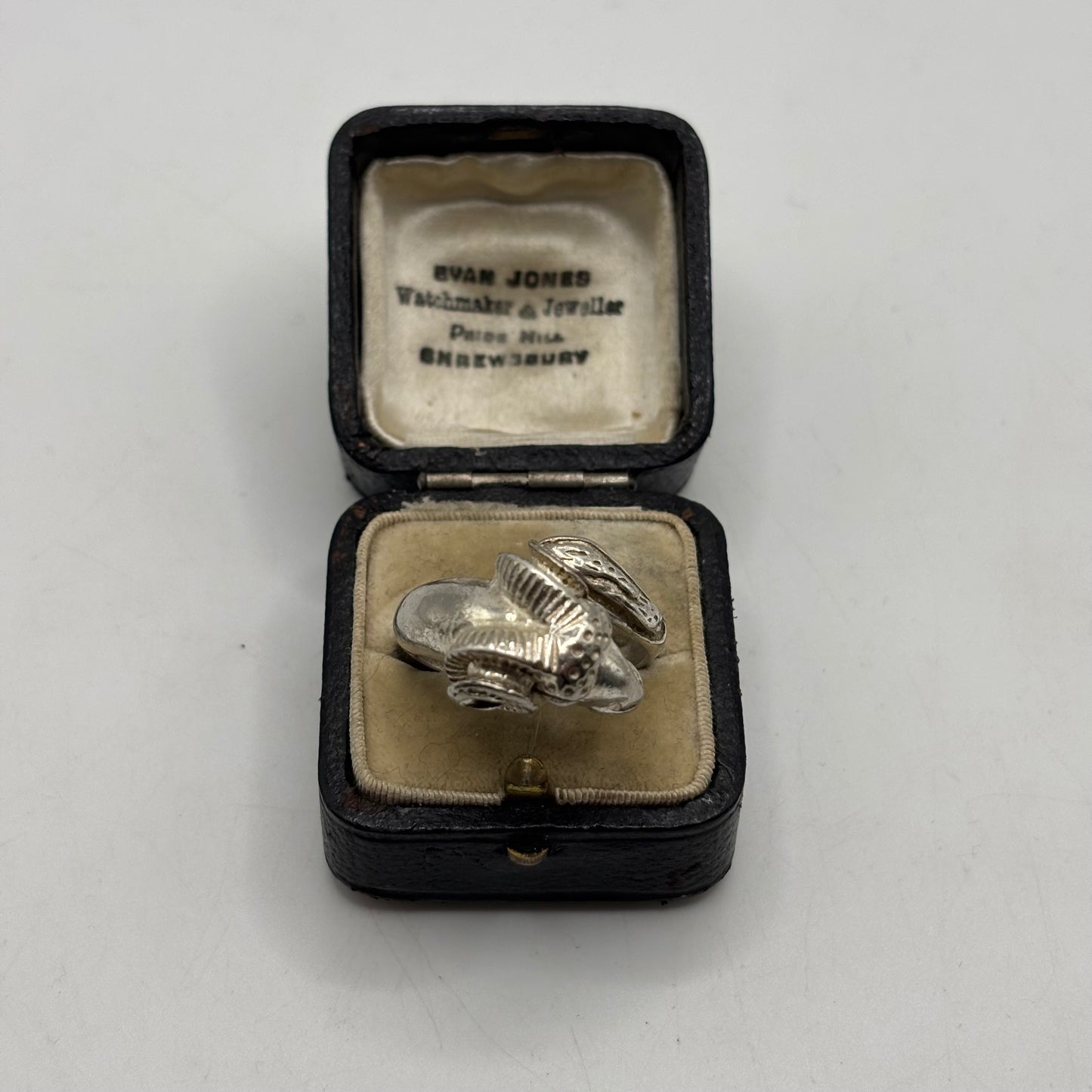 Silver Beautiful Rams Head Ring (T)