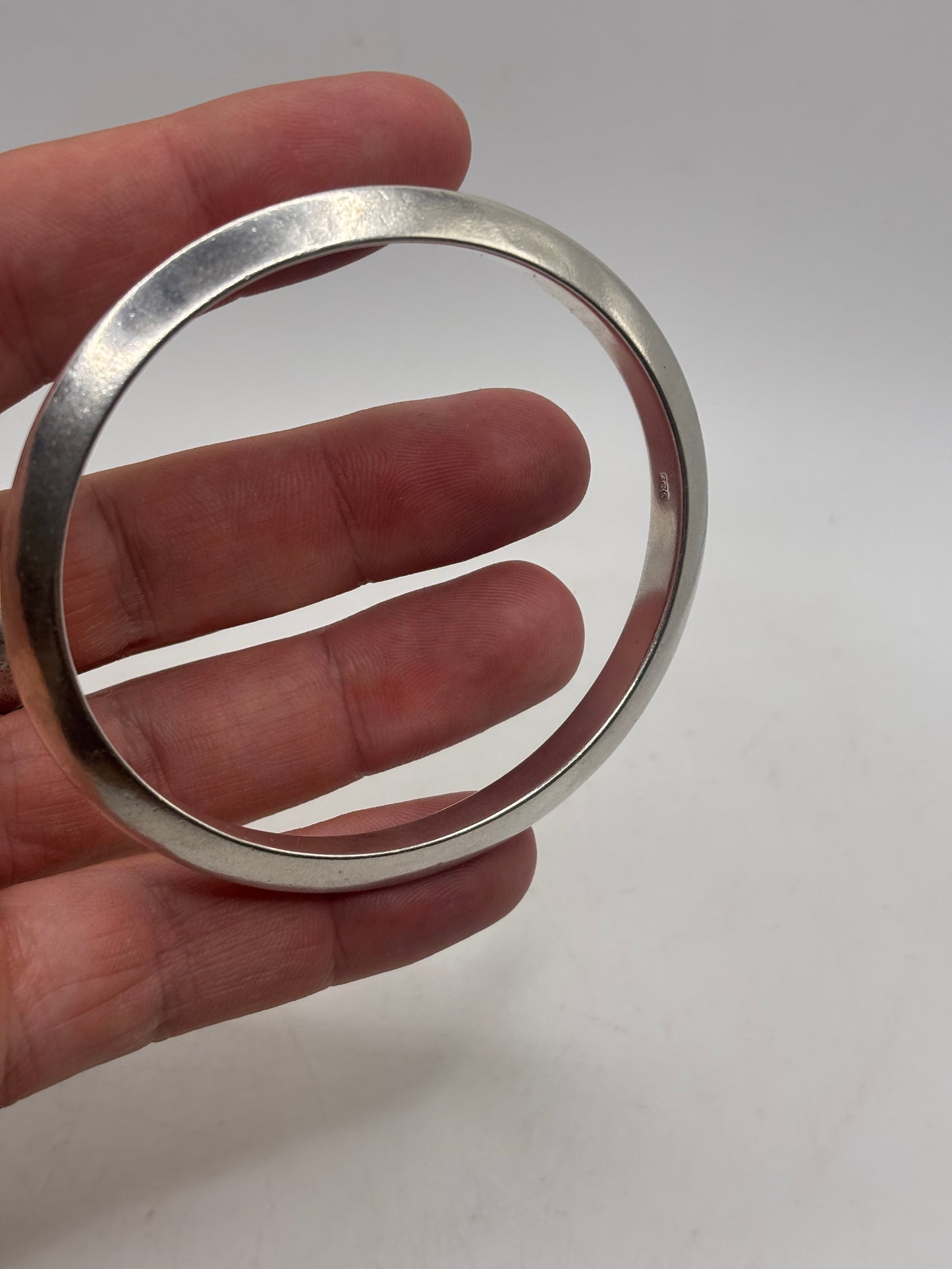 Silver Funky Bangle (65mm)