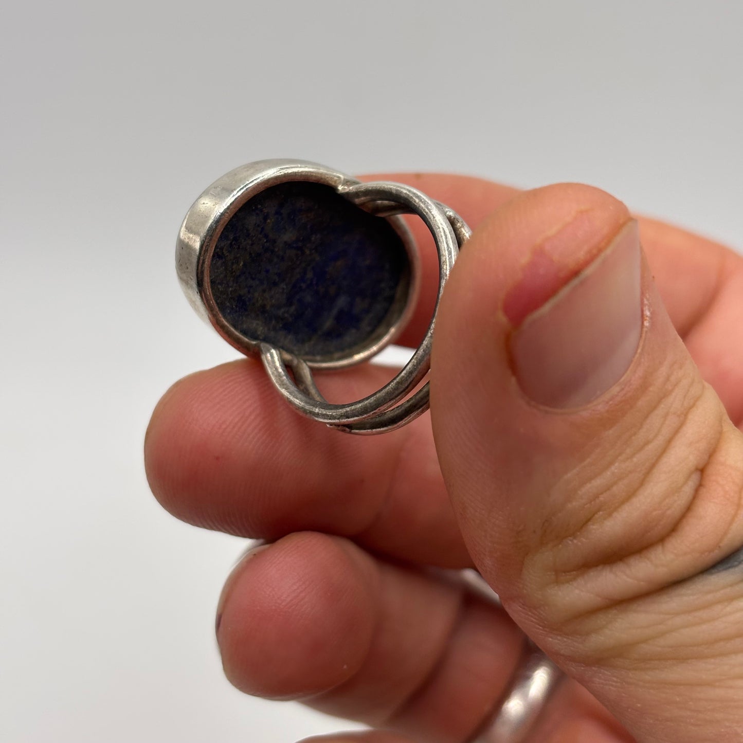 Silver Lapis Ring