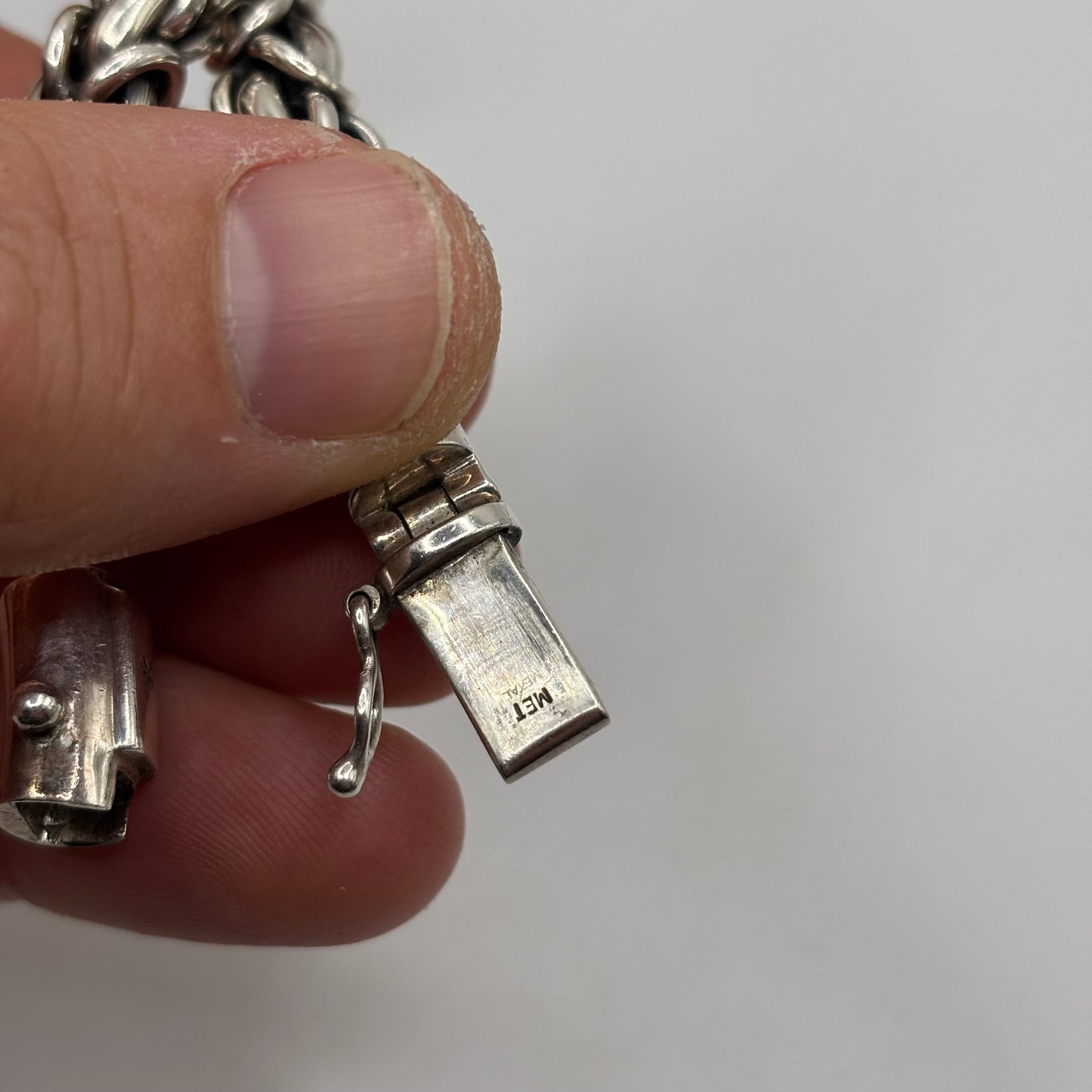 Silver 7.5” Heavy Balinese Bracelet