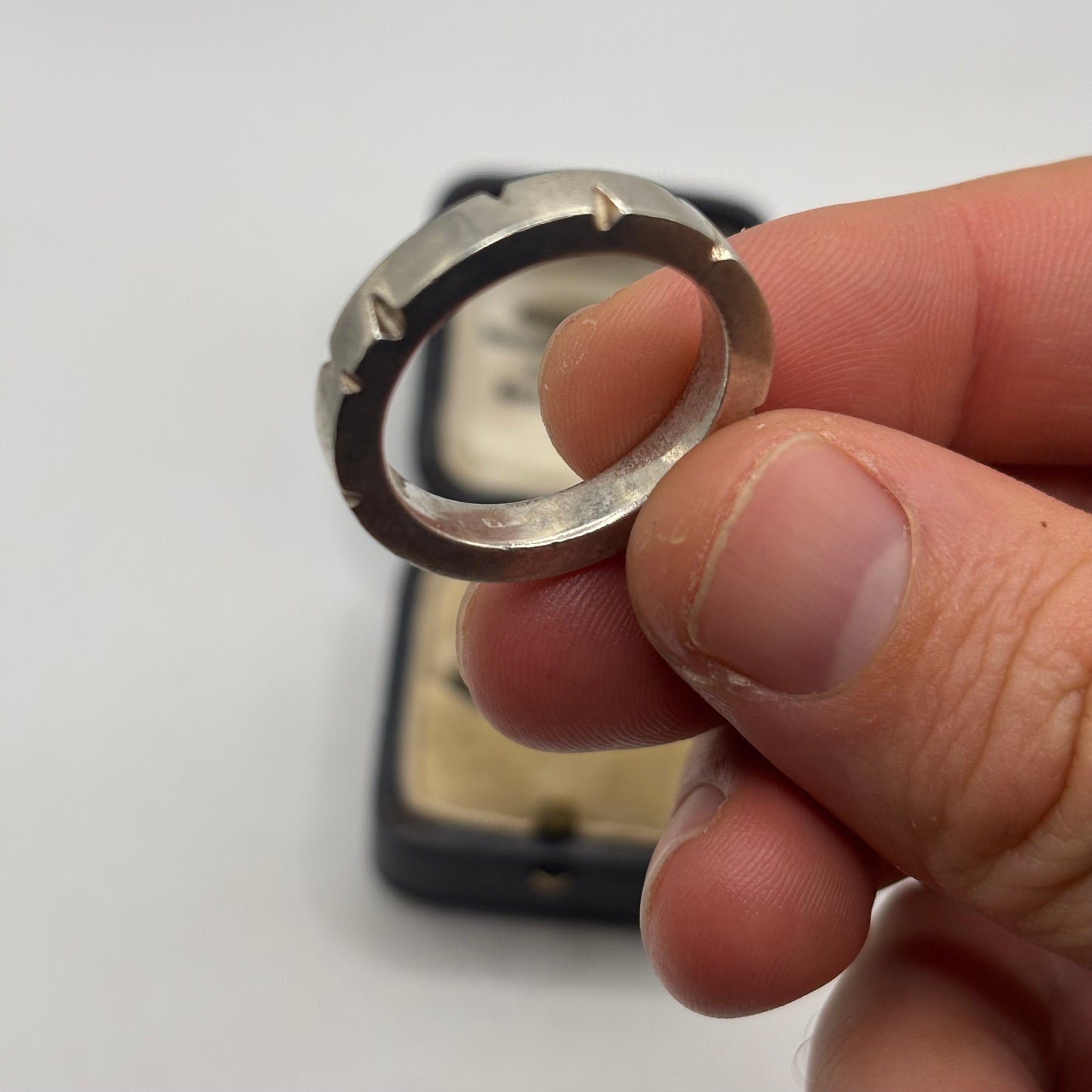 Silver Heavy Band Ring