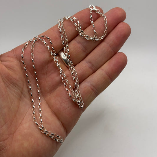 Silver 26” Belcher Chain