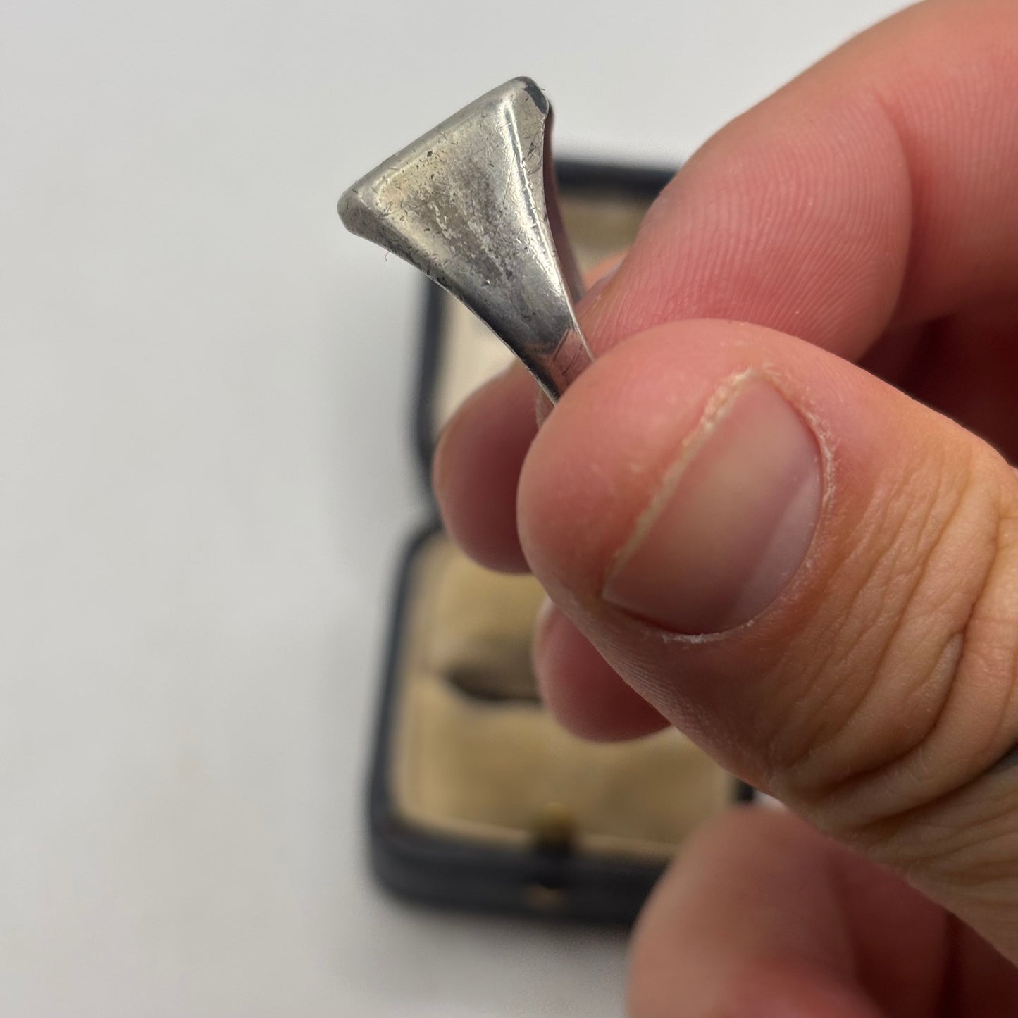 Silver Vintage Signet Ring (Z)