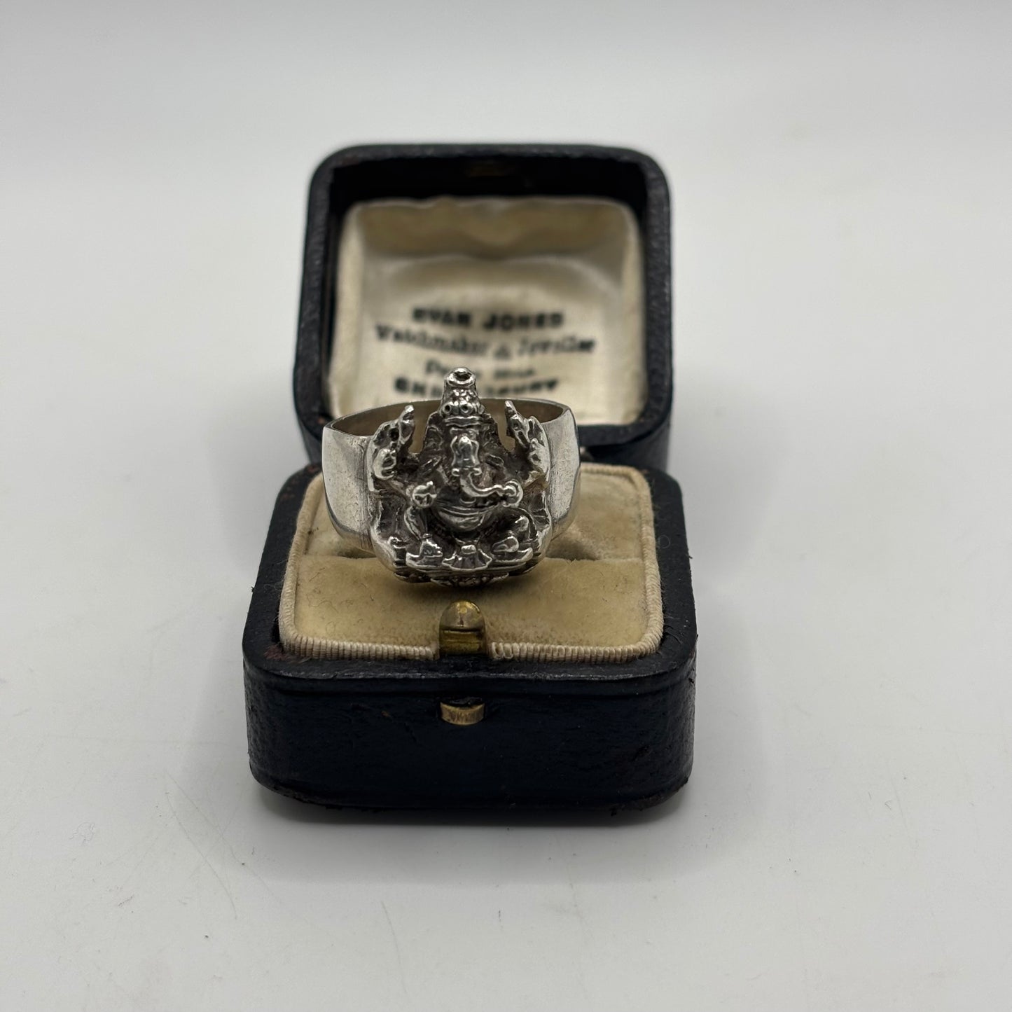 Silver Chunky Ganesh Ring