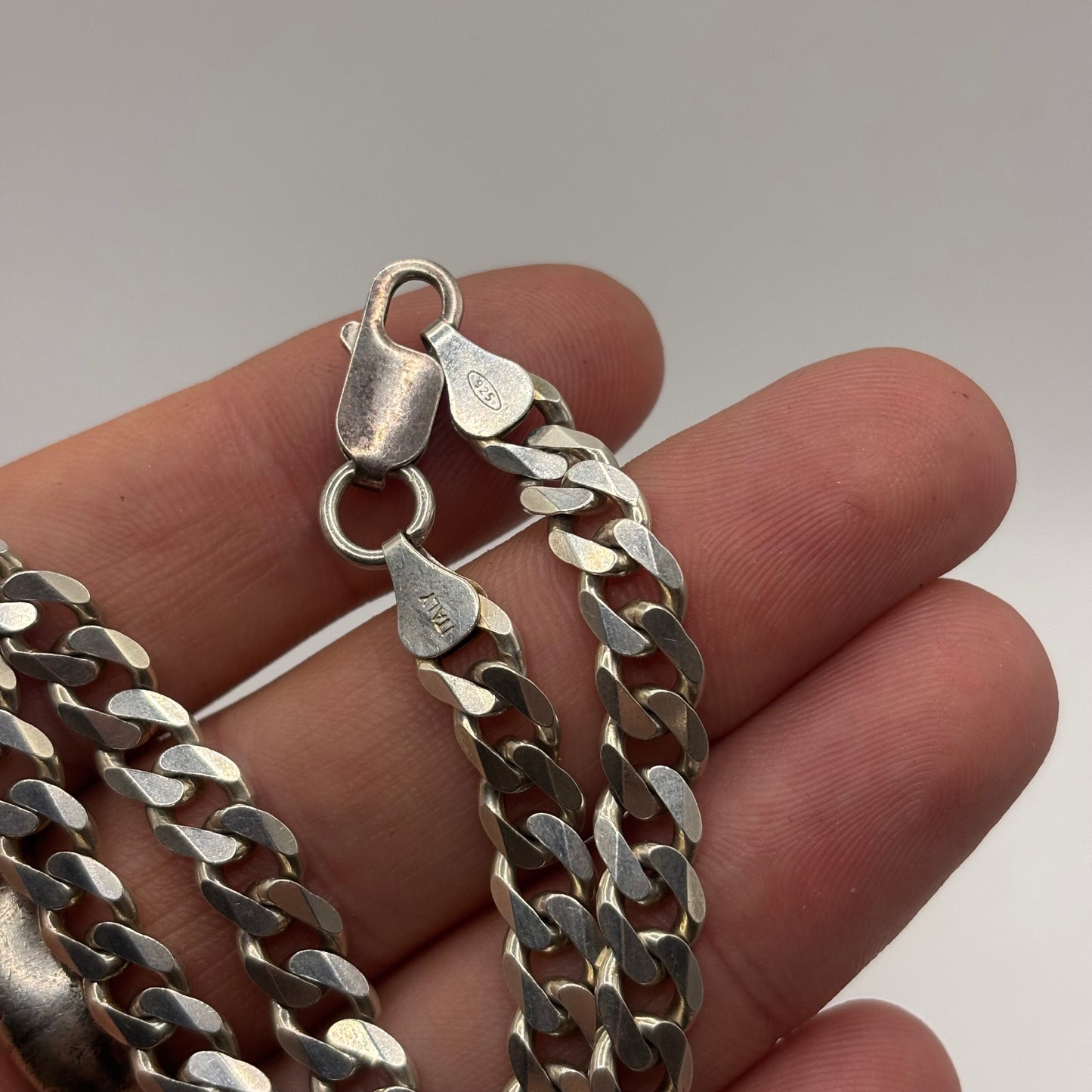 Silver 20” Curb Chain