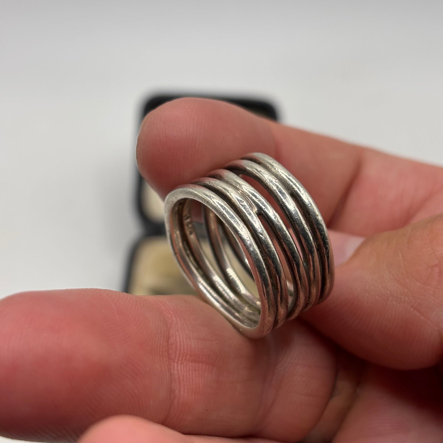 Silver Heavy Band Ring (S)