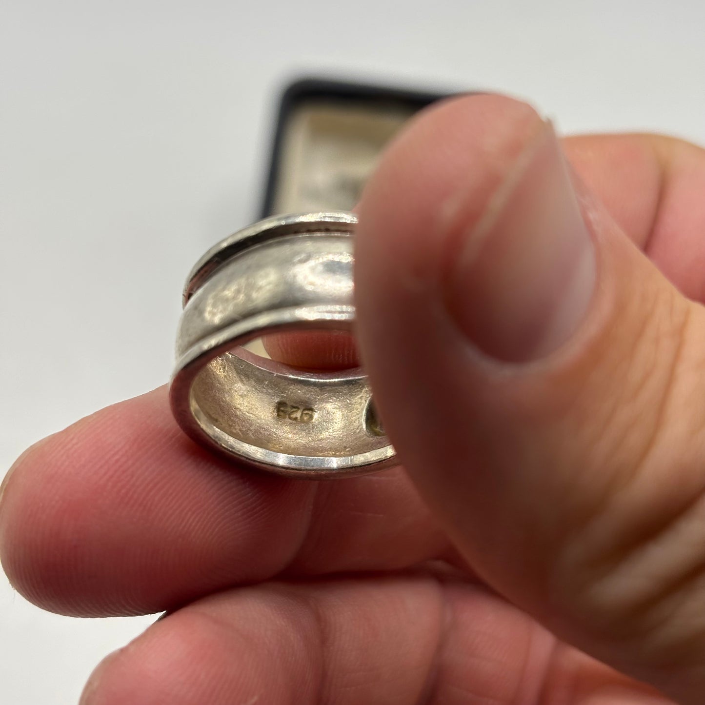 Silver Celtic Topaz Ring (P)