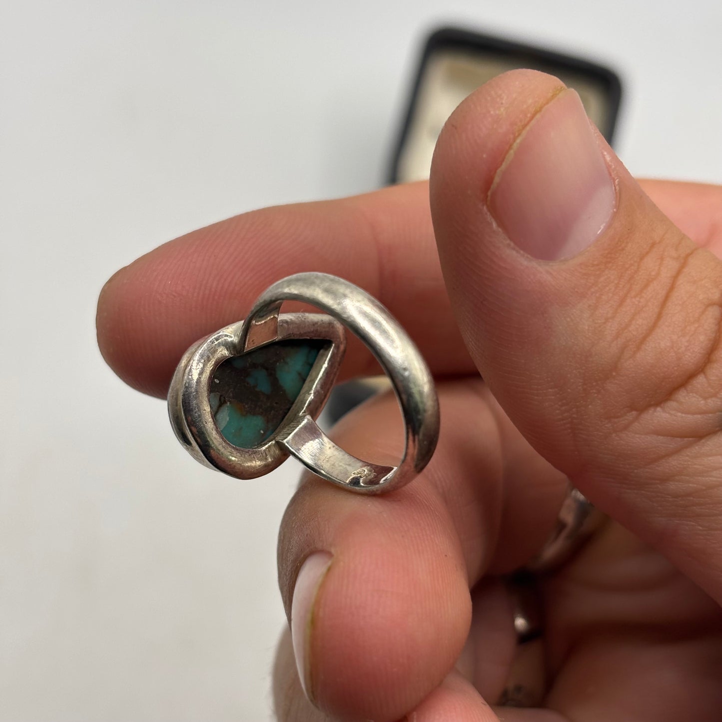 Silver Turquoise Ring (O)