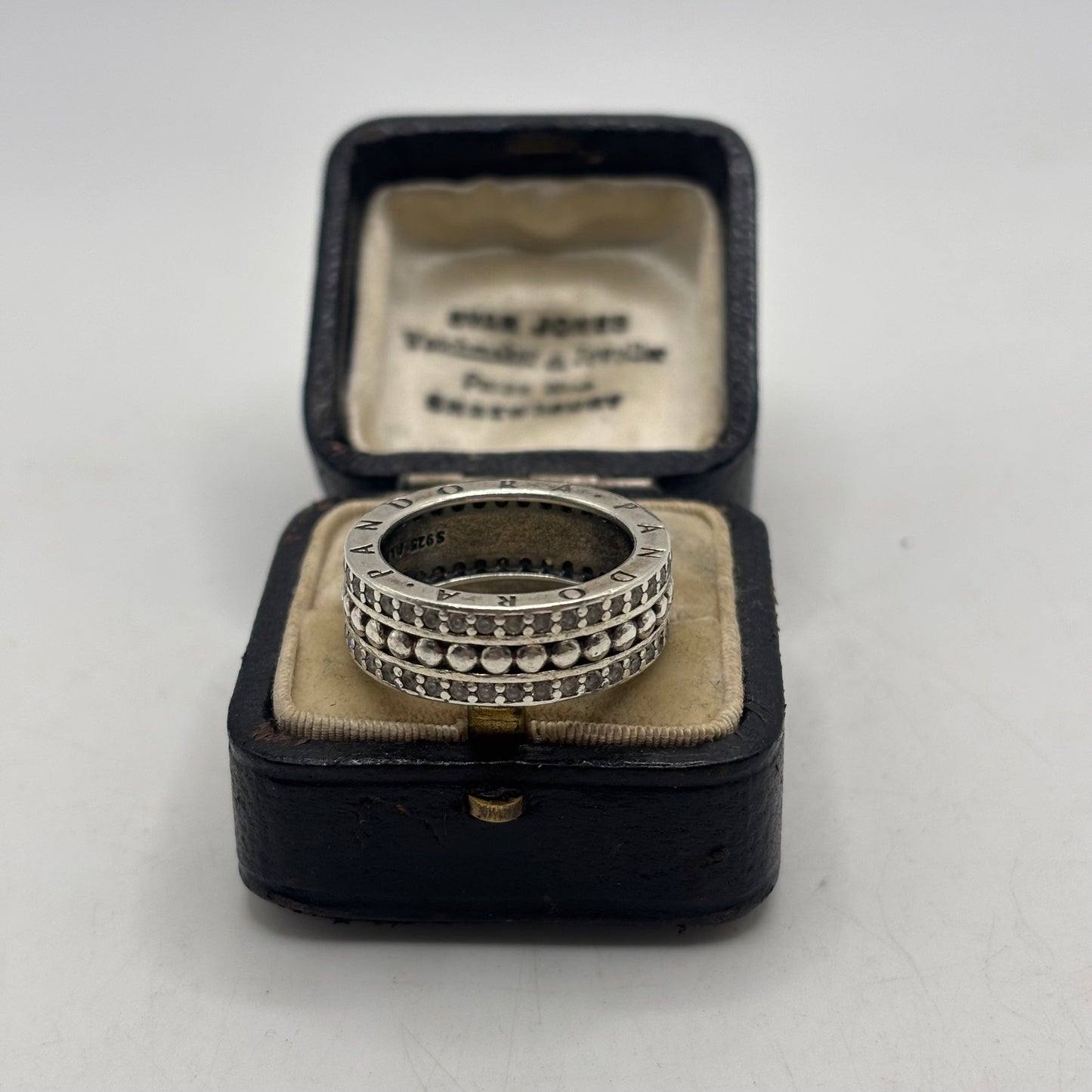 Silver Pandora CZ Ring (N)
