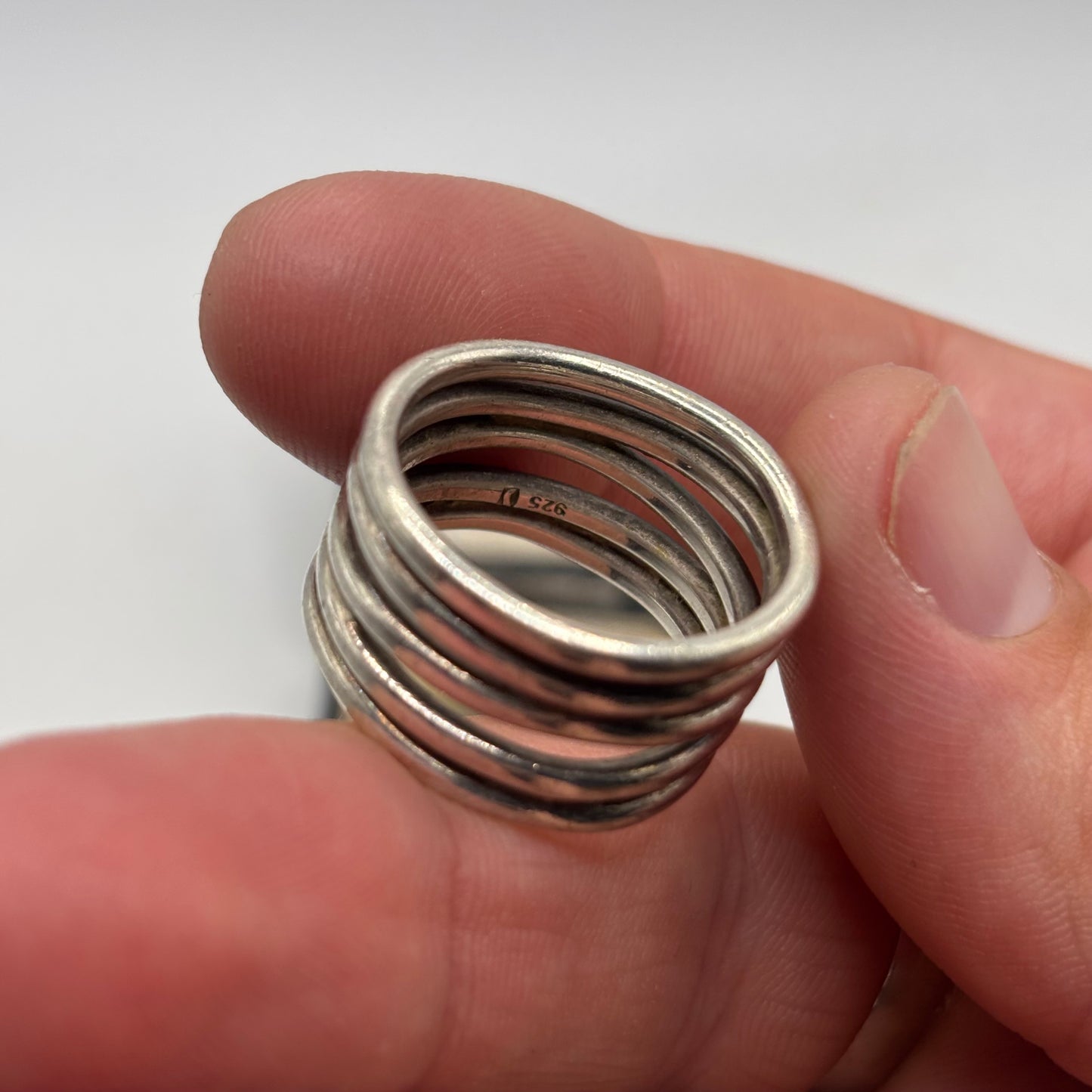 Silver Heavy Band Ring (S)