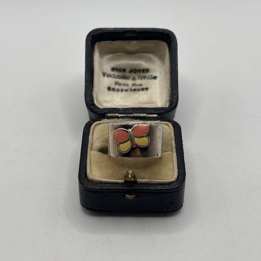 Silver Chunky Butterfly Ring