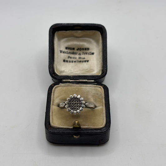 Silver Flower Ring