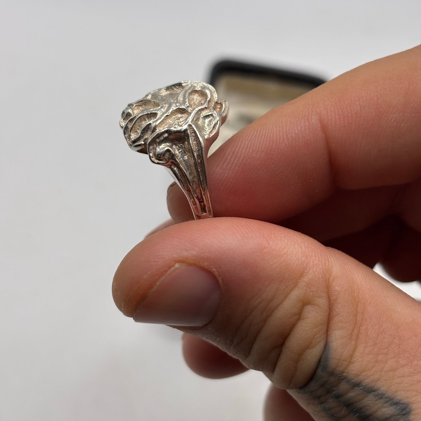 Silver Abstract Ring