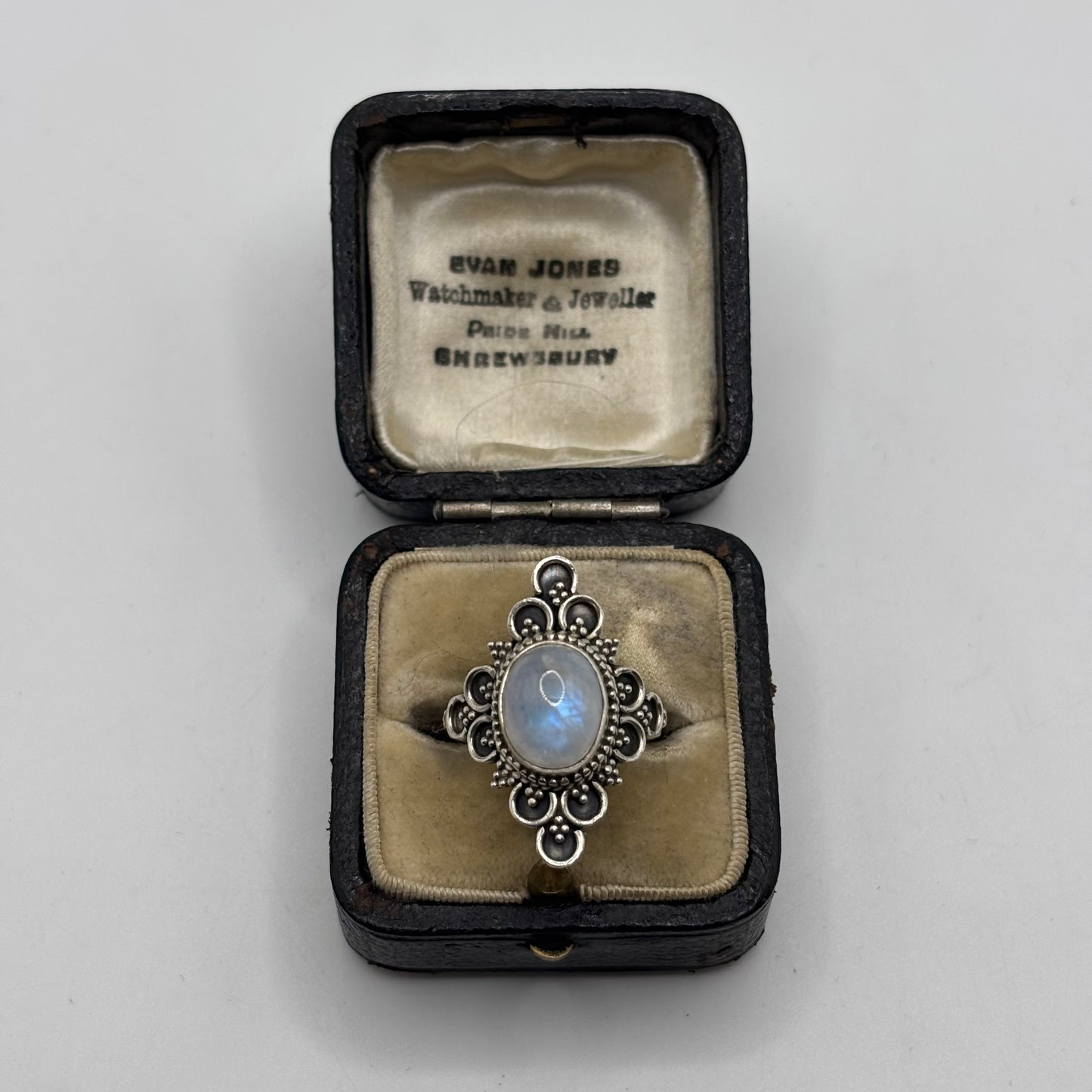 Silver Moonstone Ring (M)
