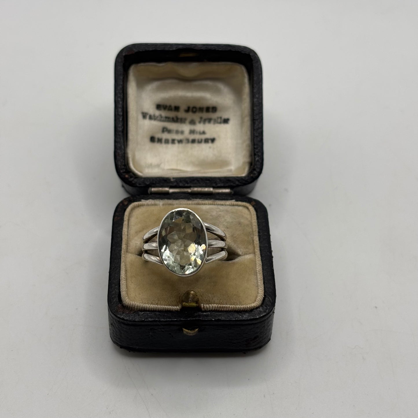 Silver Blue Topaz Ring