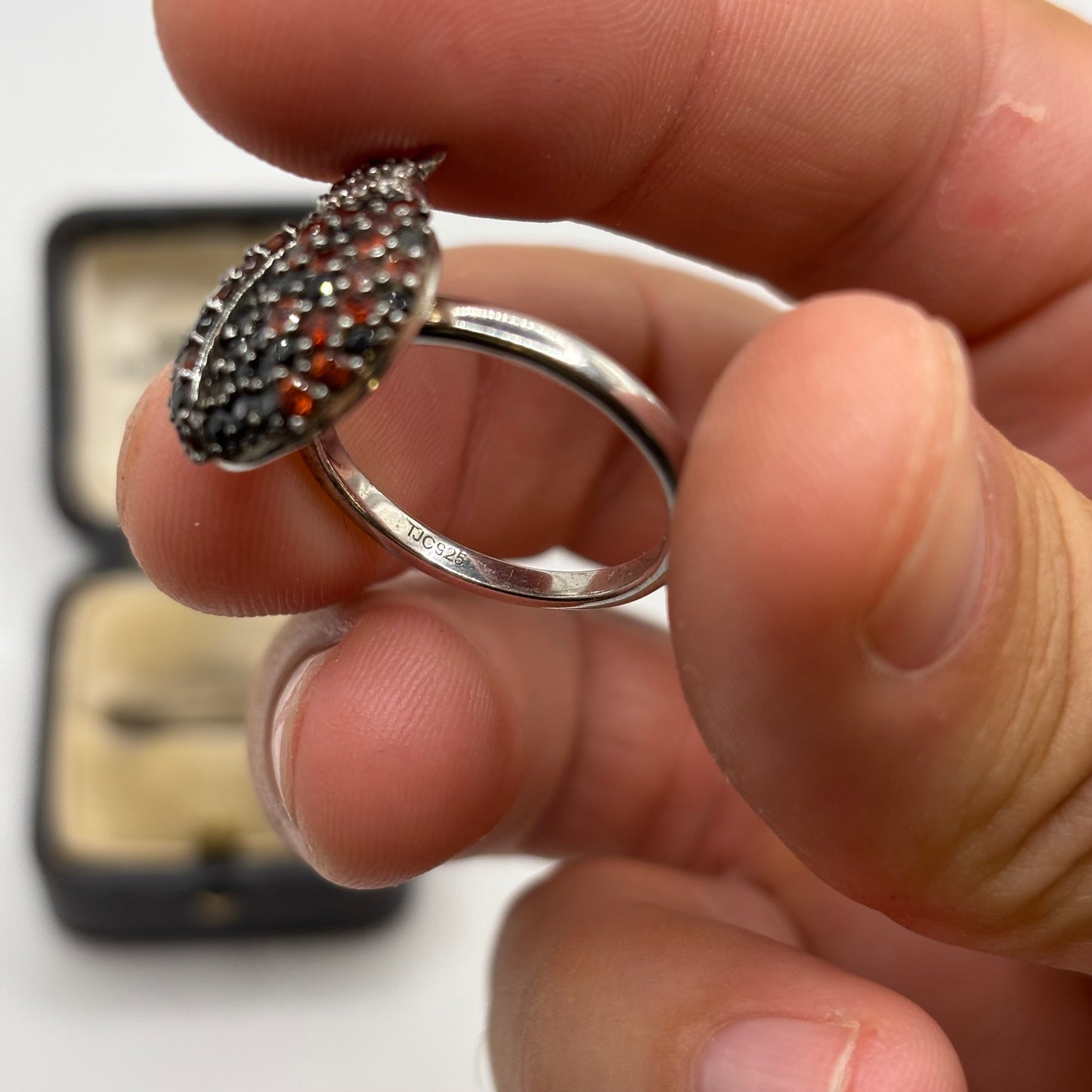 Silver Ladybird Ring (Q 1/2)