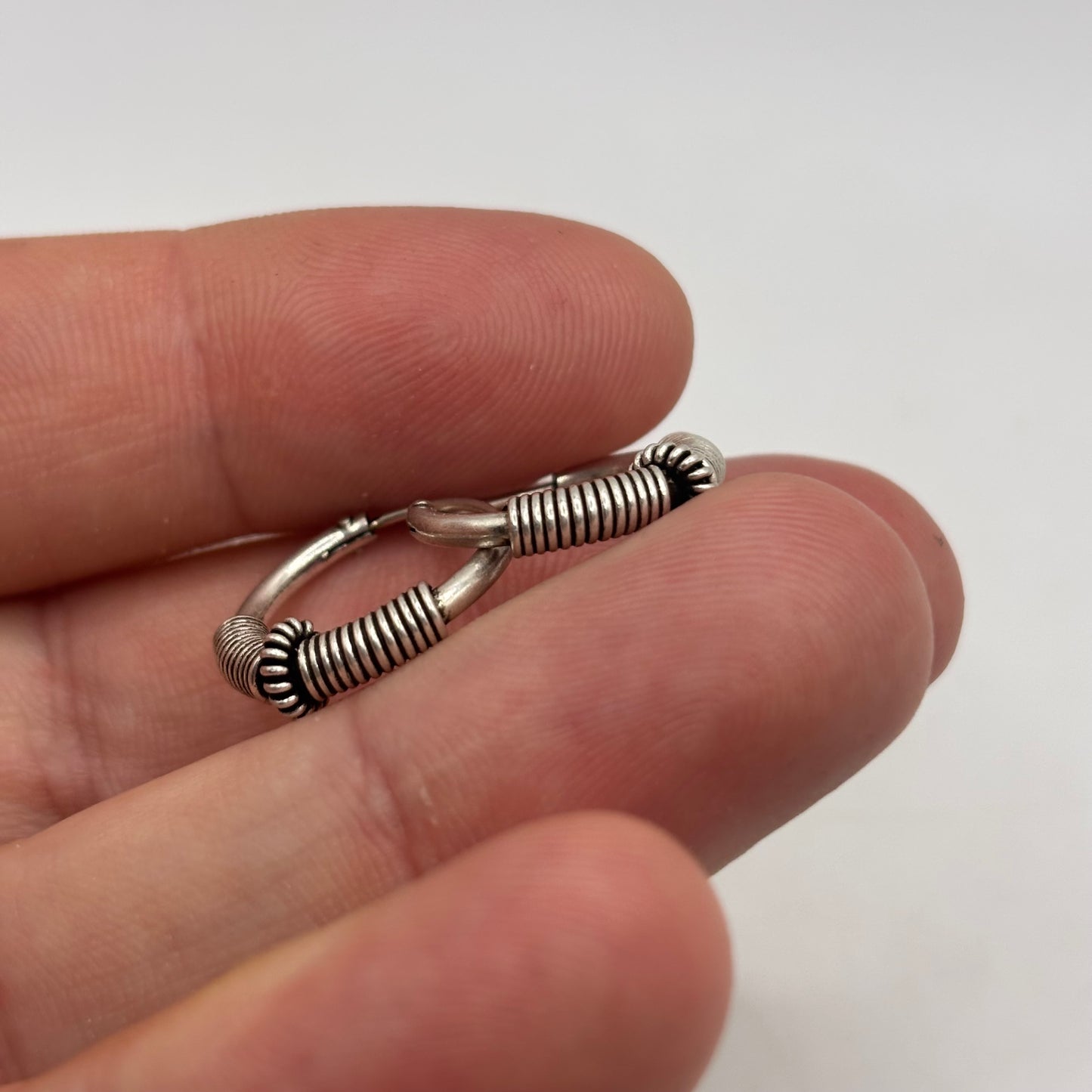 Silver 18mm Hoop Earrings