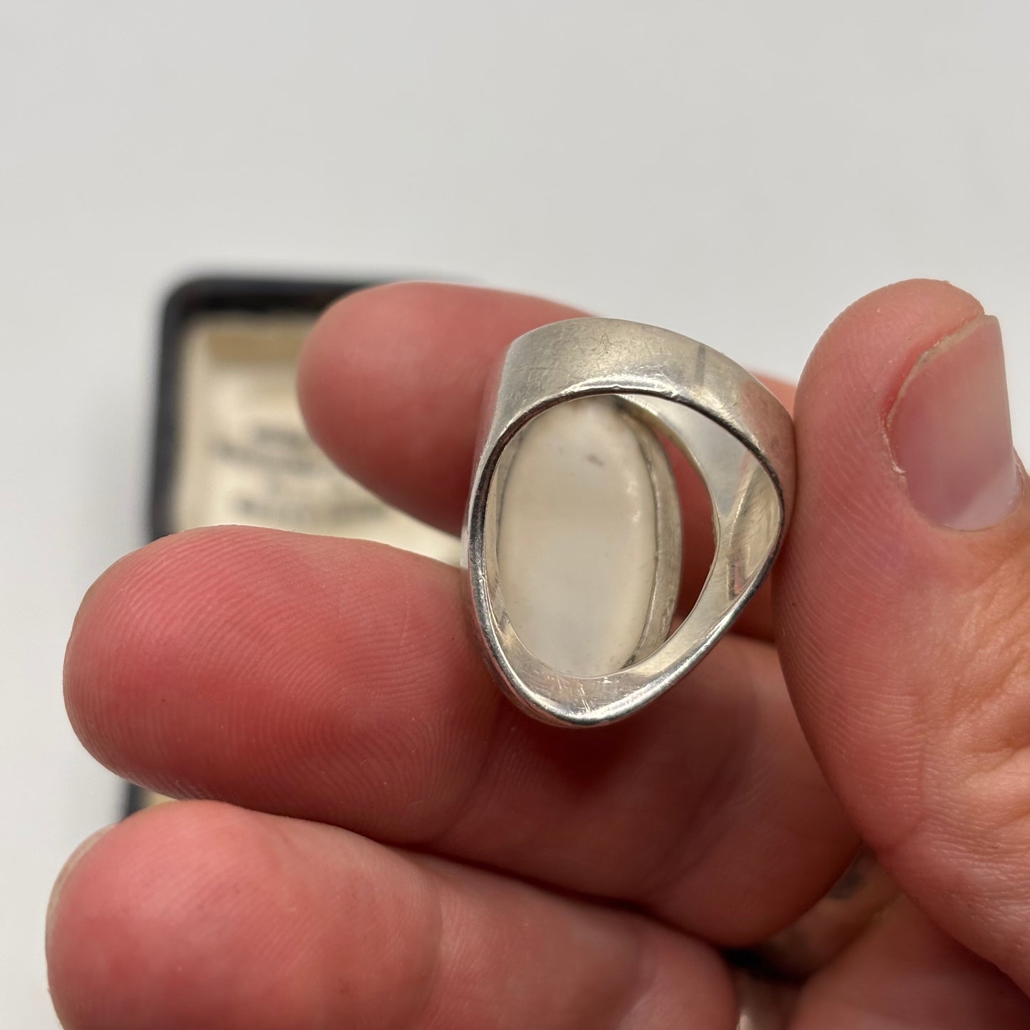 Silver Pearl Ring (K)