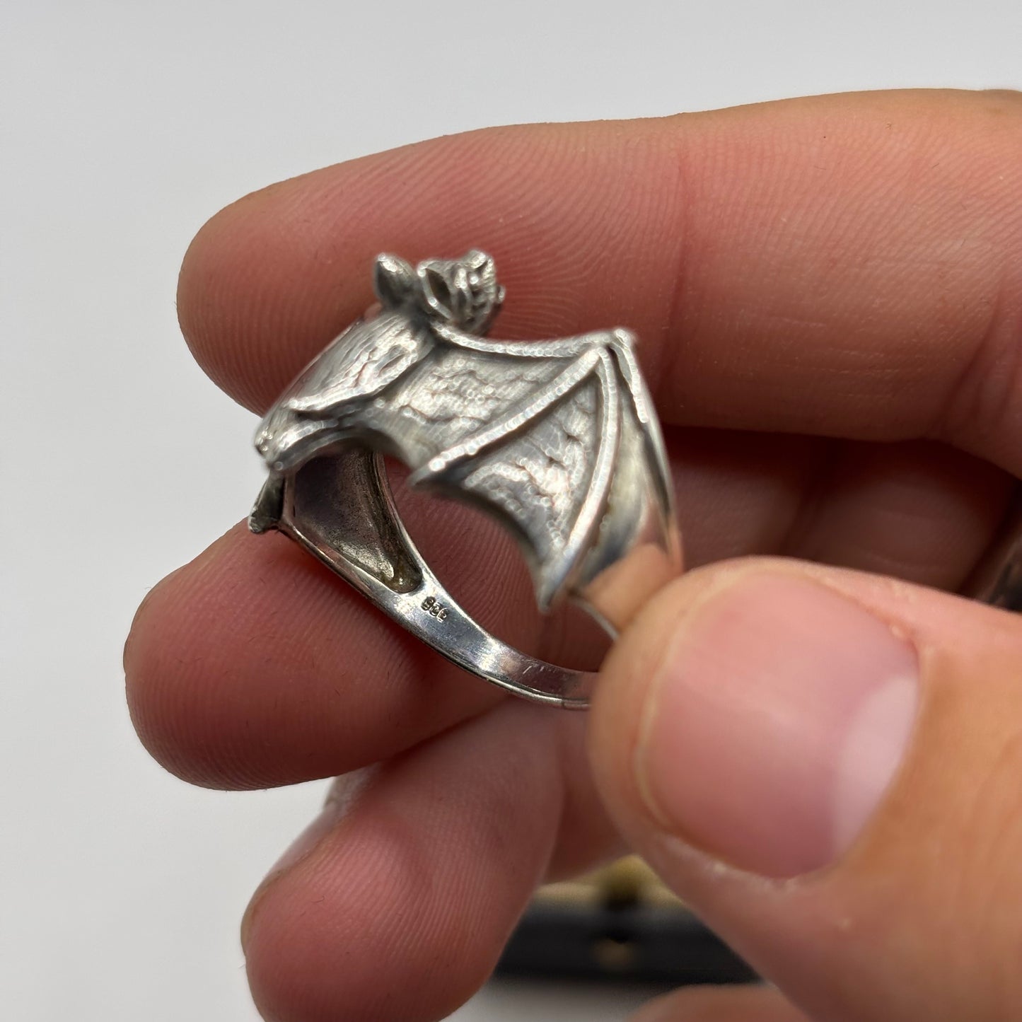 Silver Bat Ring (W)