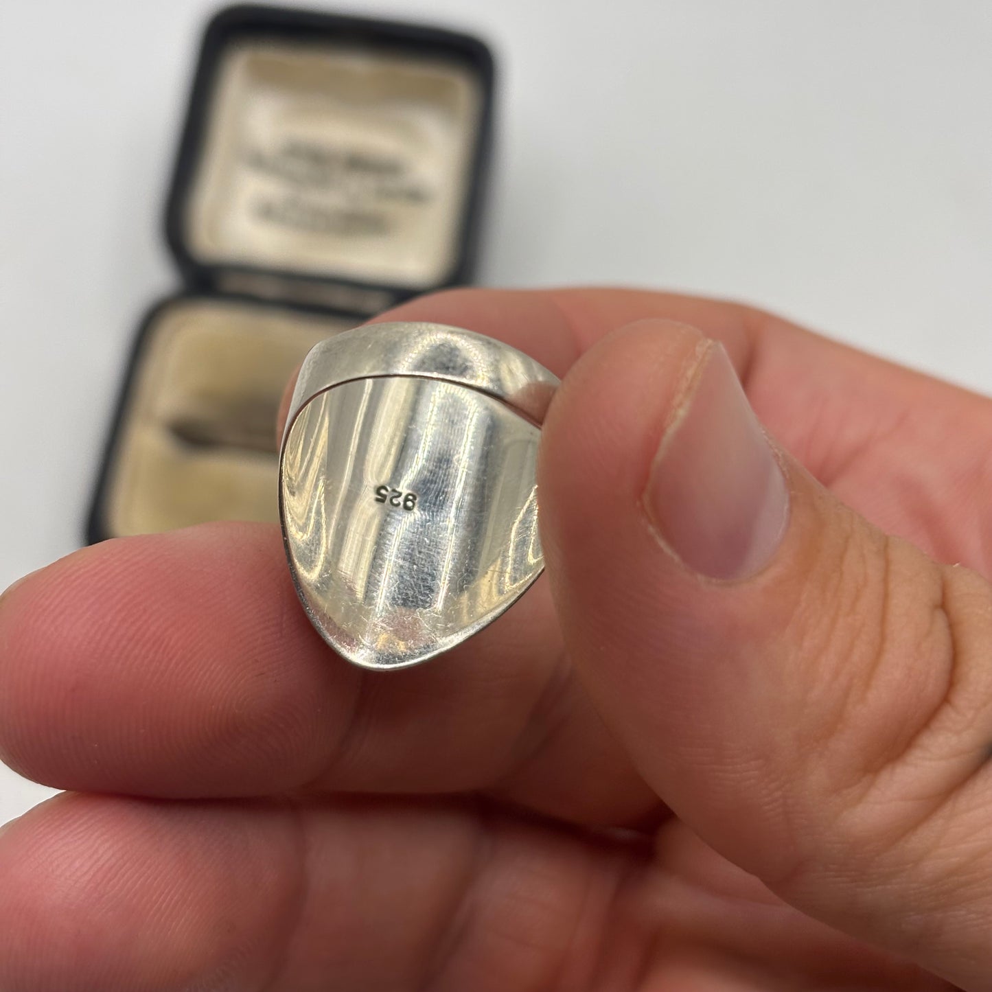 Silver Dome Ring (Q)
