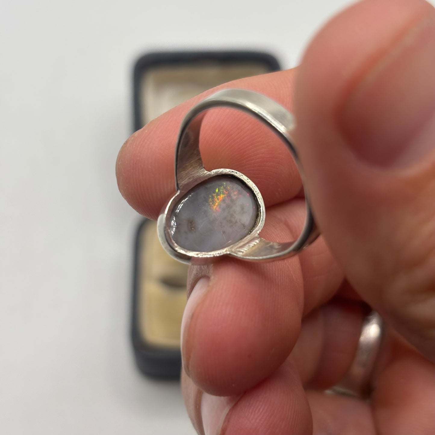 Silver Opal Ring (S)