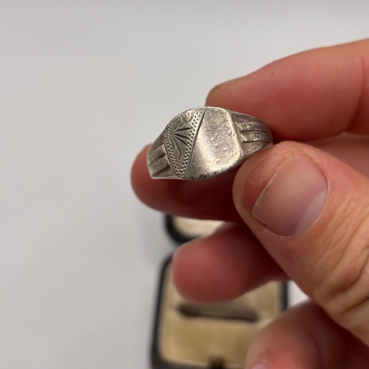 Silver Vintage Signet Ring