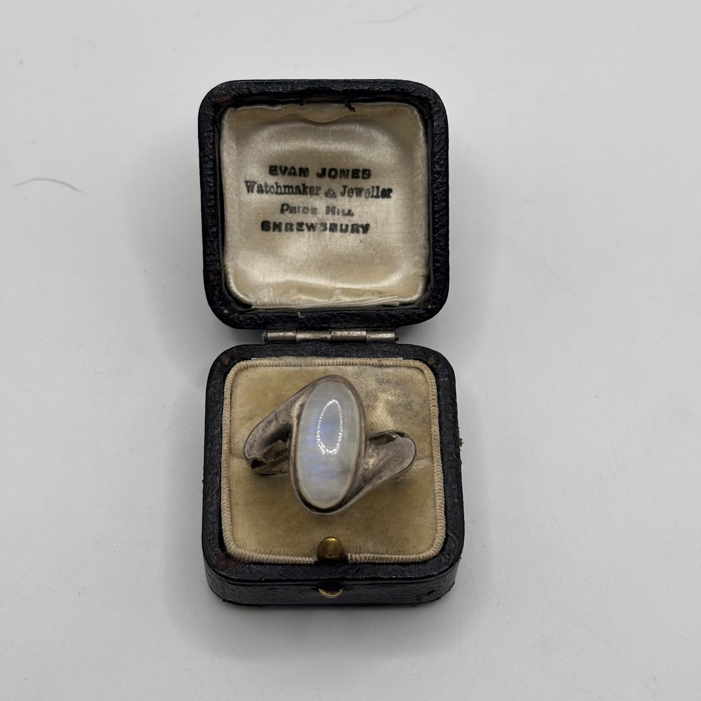 Silver Moonstone Ring (Q)