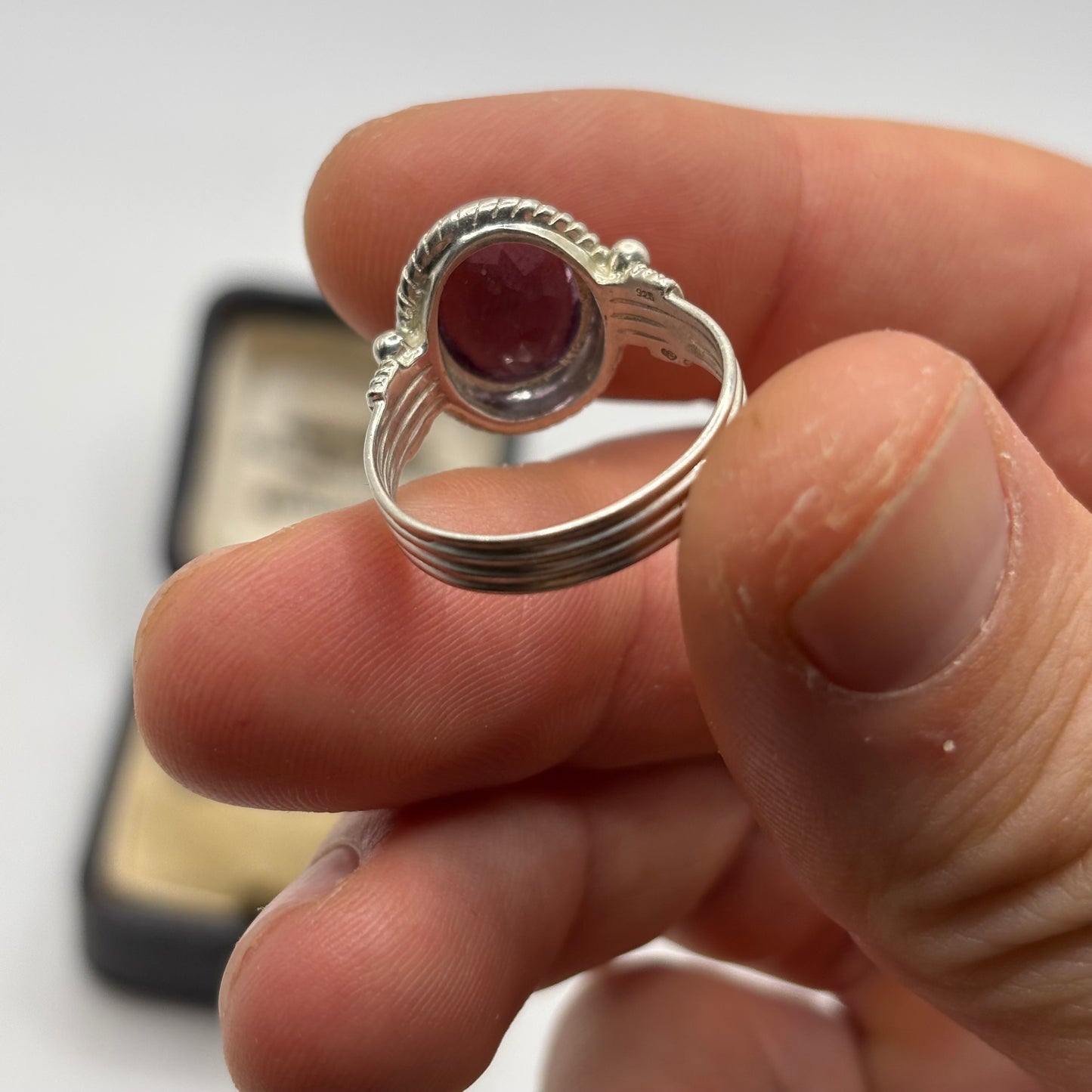 Silver Amethyst Ring